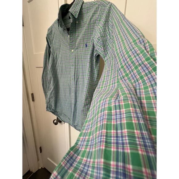 RALPH LAUREN LONG SLEEVE PLAID BUTTON UP MENS SIZE SMALL - Picture 8 of 8